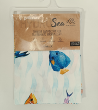 STAIN-RESISTANT TABLECLOTH 12P HYDRO SEA 140X230 Tellini S.r.l. Wholesale Clothing